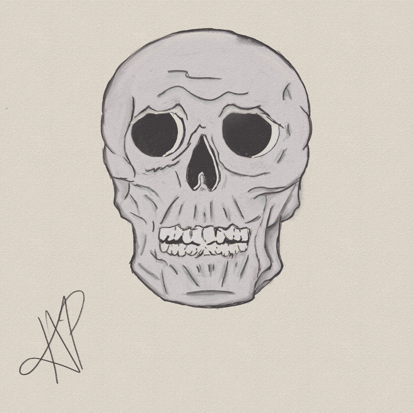 Skull Sticker