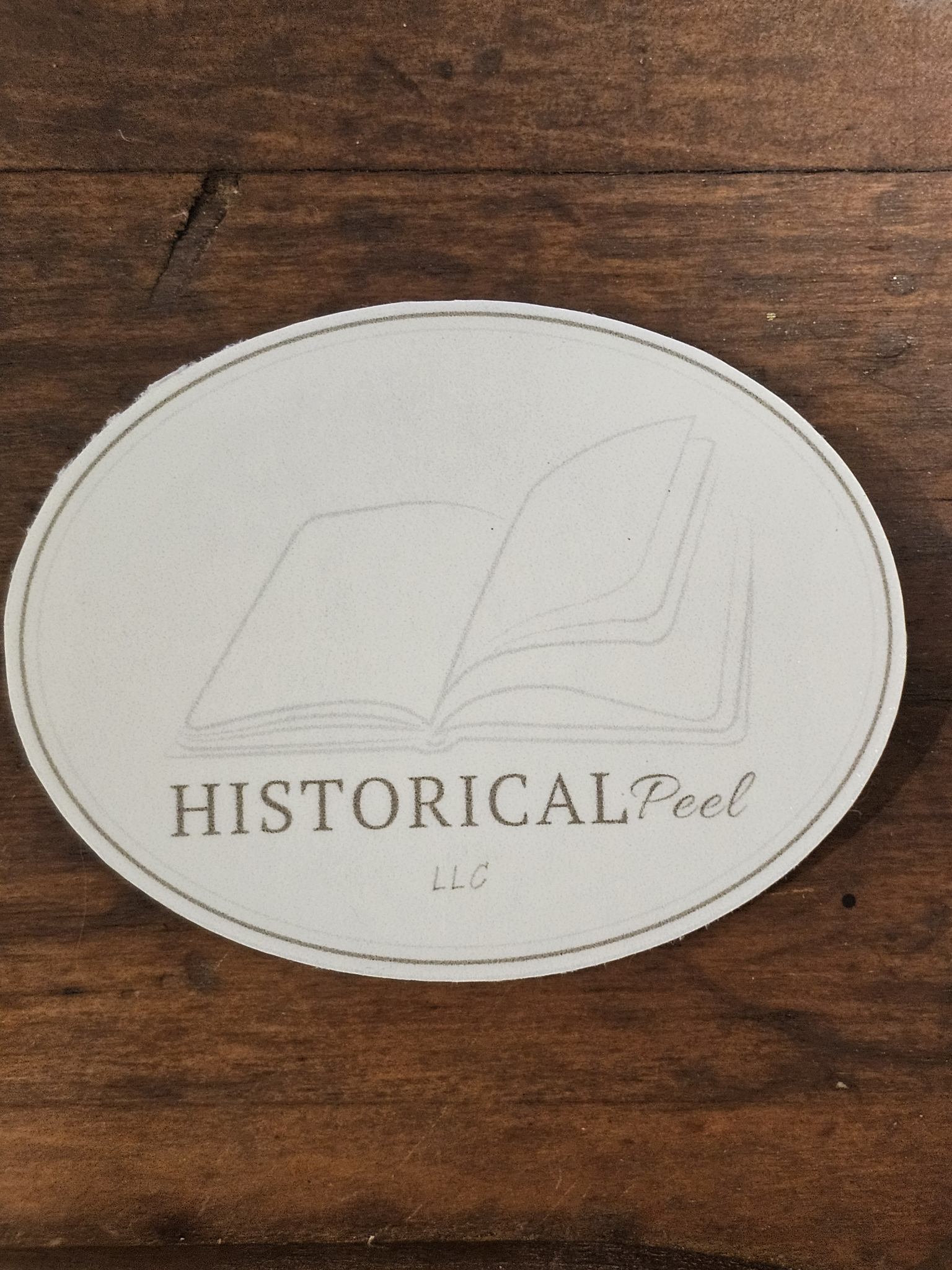 Historical Peel Sticker