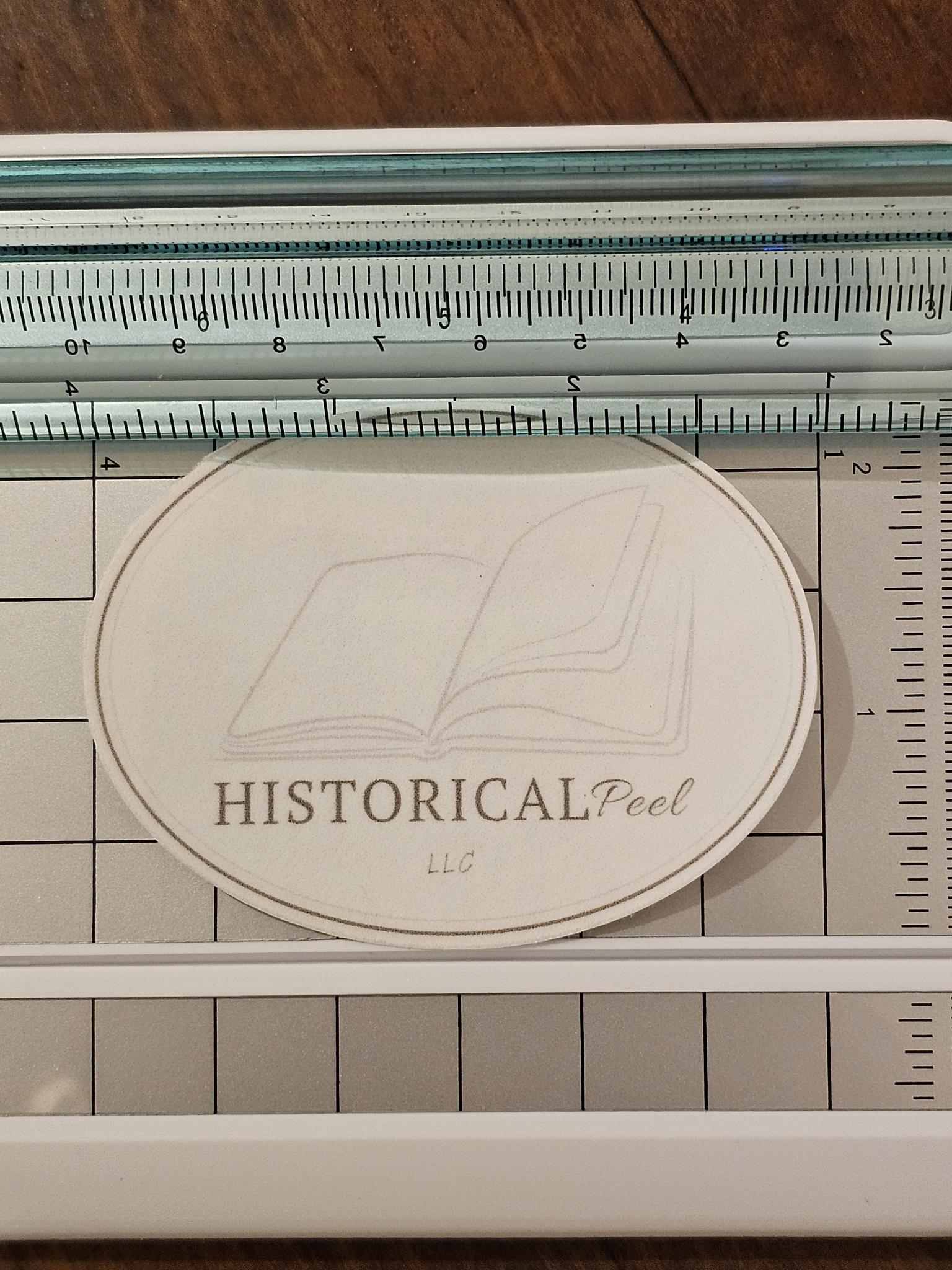 Historical Peel Sticker